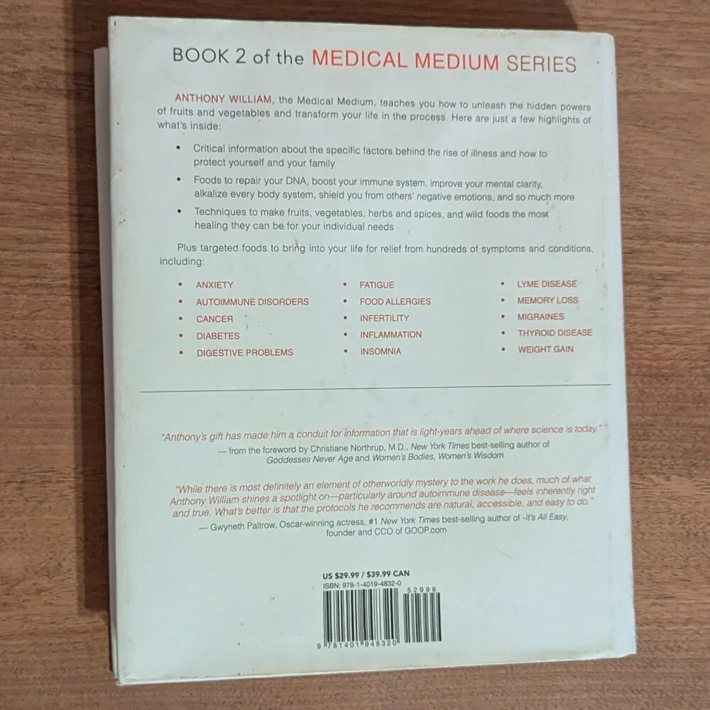 Medical Medium Life-Changing Foods by Anthony William Hardback Book